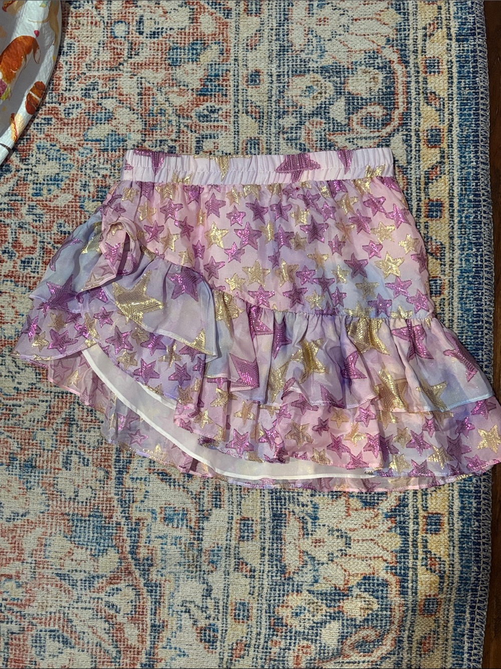 LoveShackFancy Seniya Skirt in Sweet Ocean Blue SZ P NWT - Picture 2 of 6